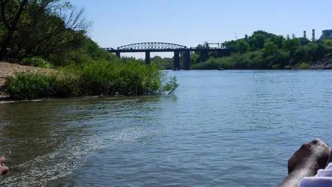 Ponte Borges de Medeiros, sobre o rio Ibirapuitã, em Alegrete. Foto de arquivo.