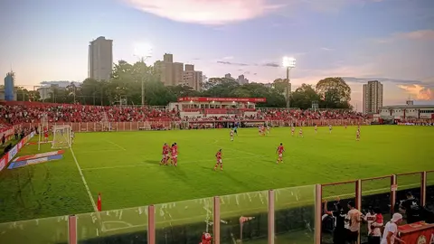 Estádio Onésio Brasileiro Alvarenga, em Goiânia, onde o Vila Nova recebe o Juventude (foto de arquivo).