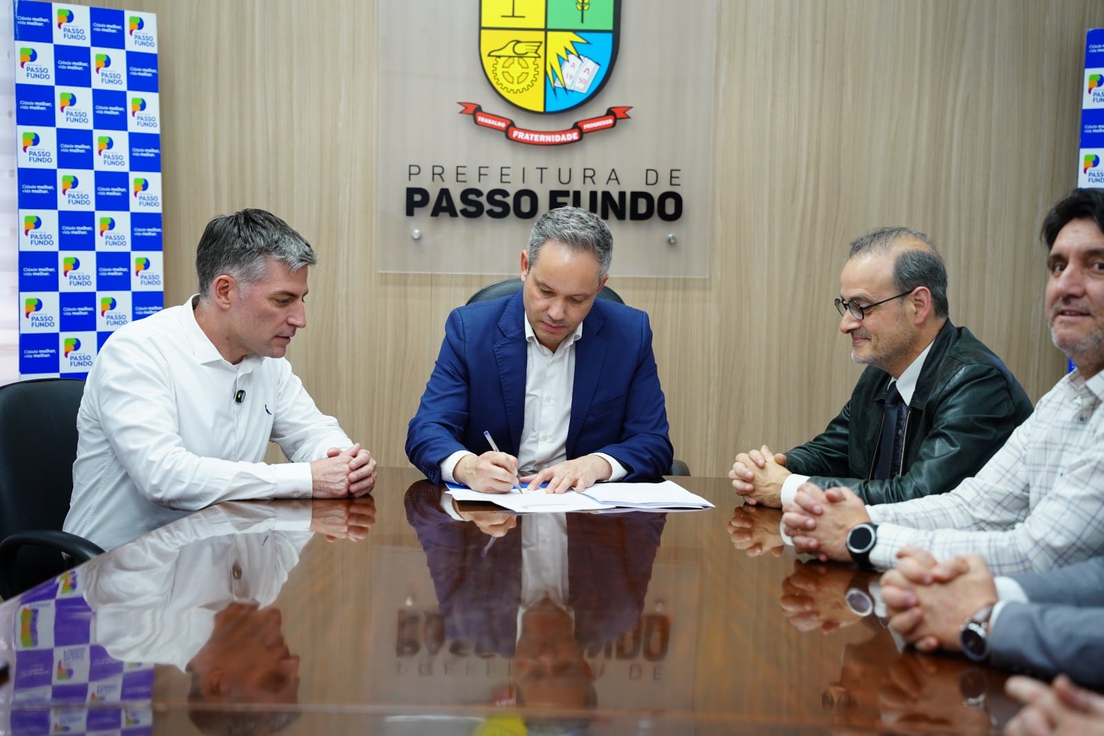 Foto: Coleurb assume ônibus de Passo Fundo por 20 anos; trabalhadores da Codepas cobram diálogo