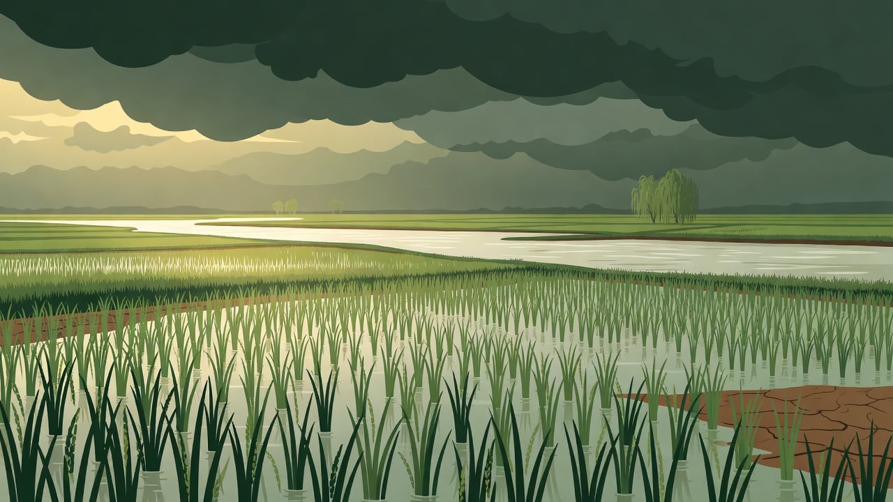 Conab projeta arroz do RS 4,9% menor em 2026/27; El Niño pesa sobre a lavoura do Sul