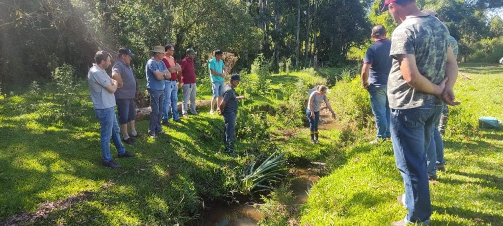 Divulgação do Governo do RS sobre o controle do borrachudo com o larvicida biológico BTI, em Estação
===LINK