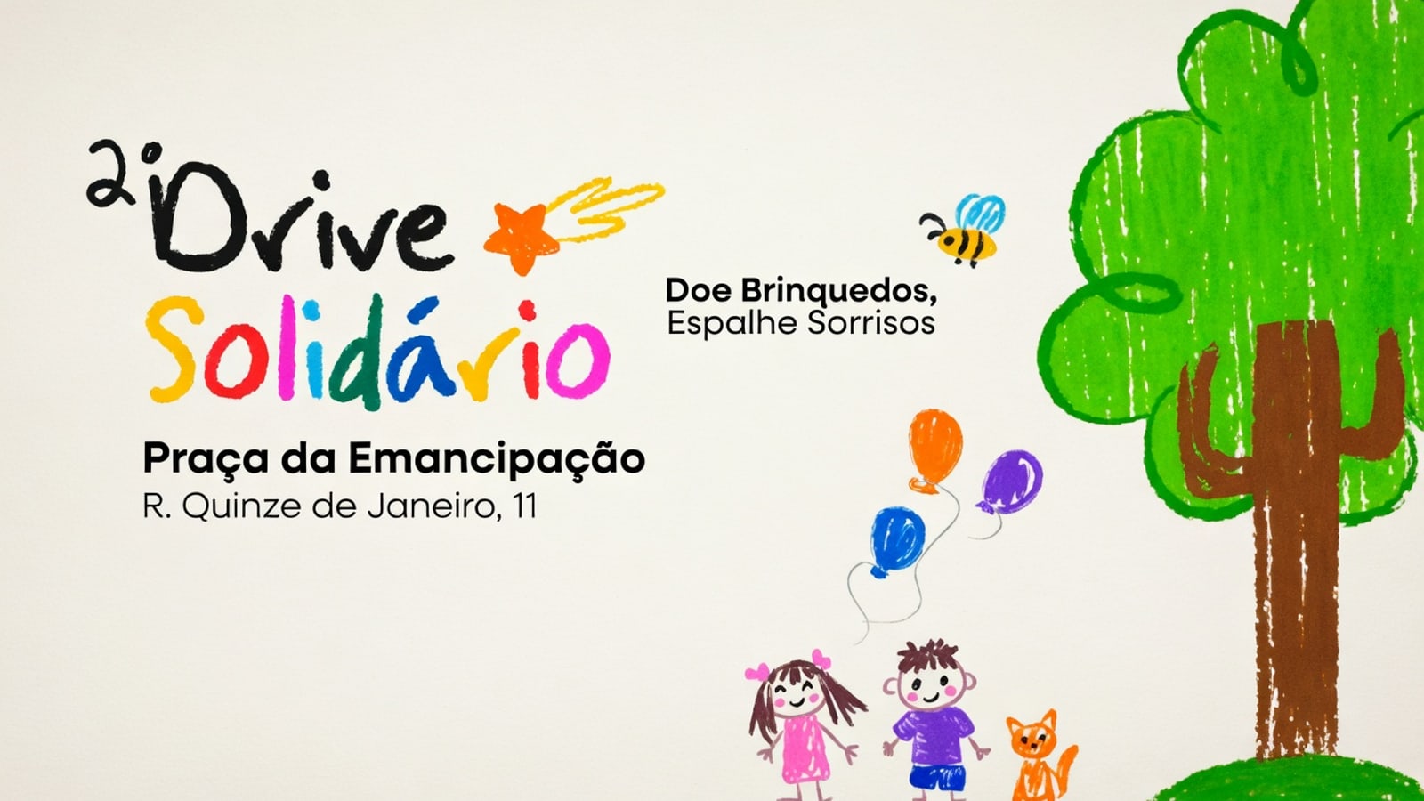 Cartaz do evento 2ª Edição Drive Solidário