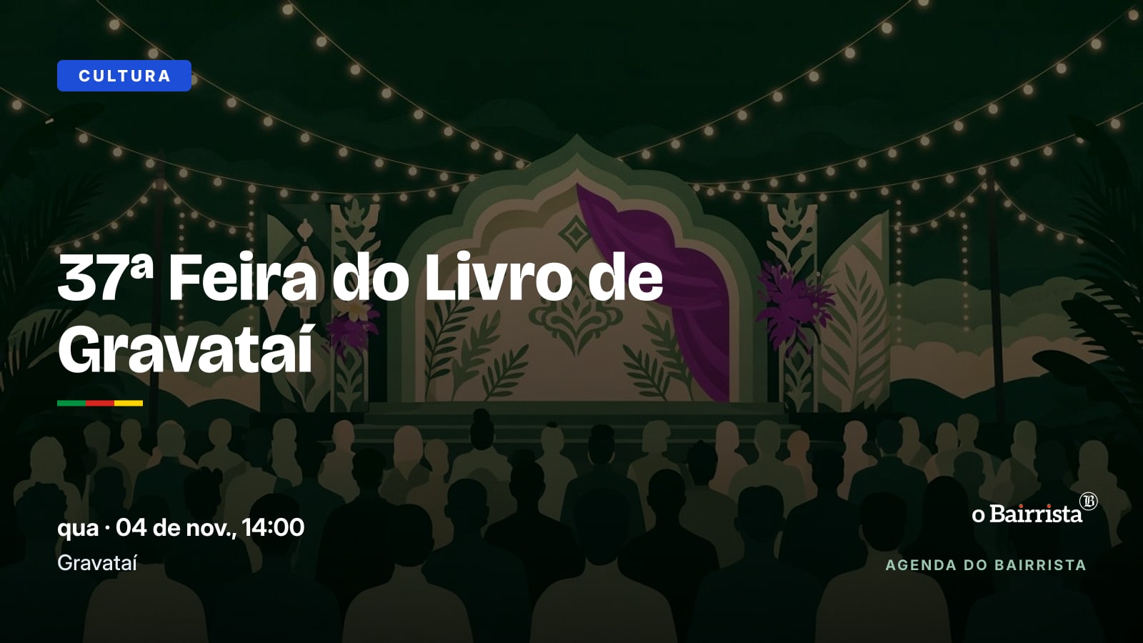 37ª Feira do Livro de Gravataí