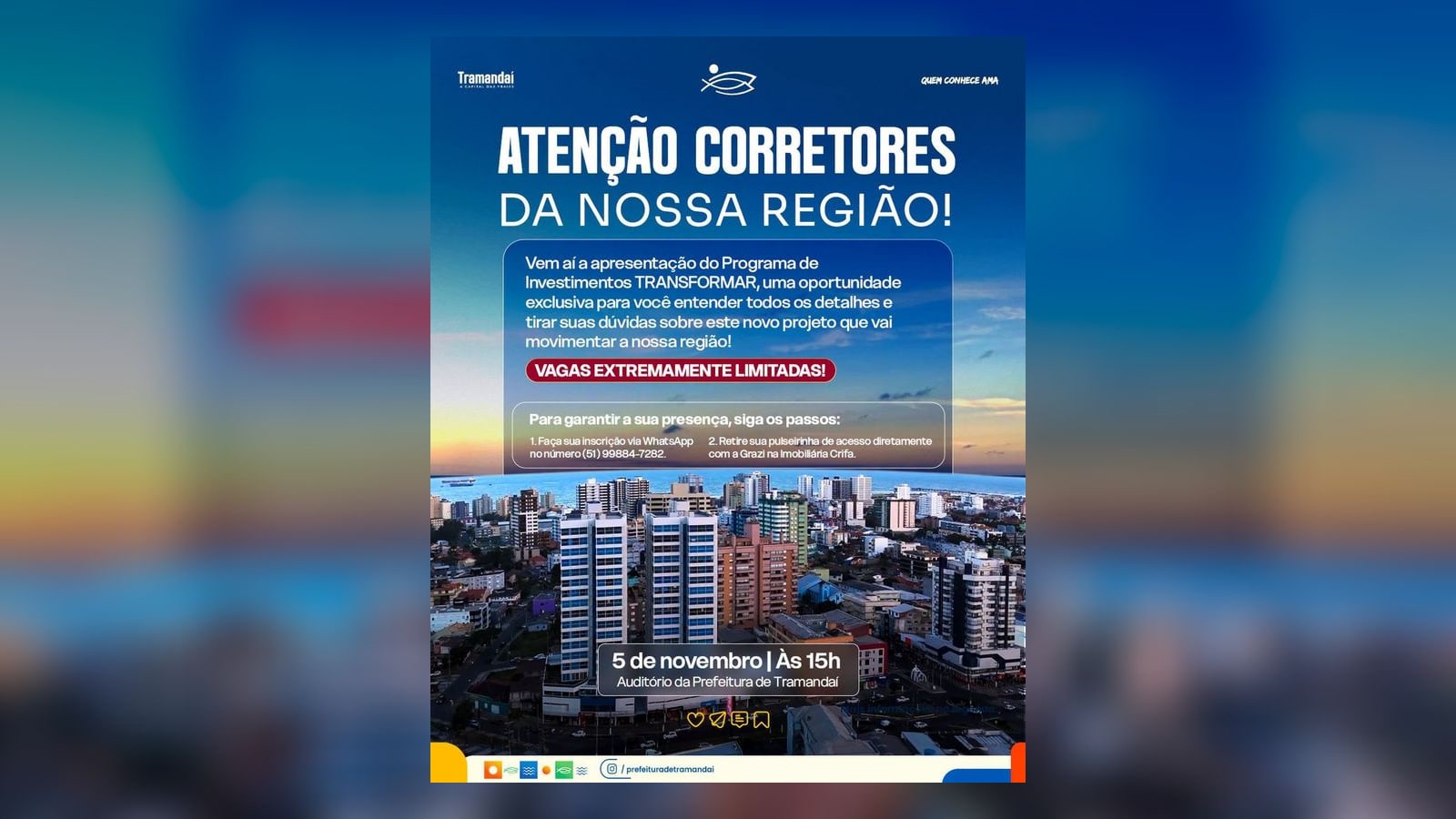 Apresentação do Programa de Investimentos Transformar