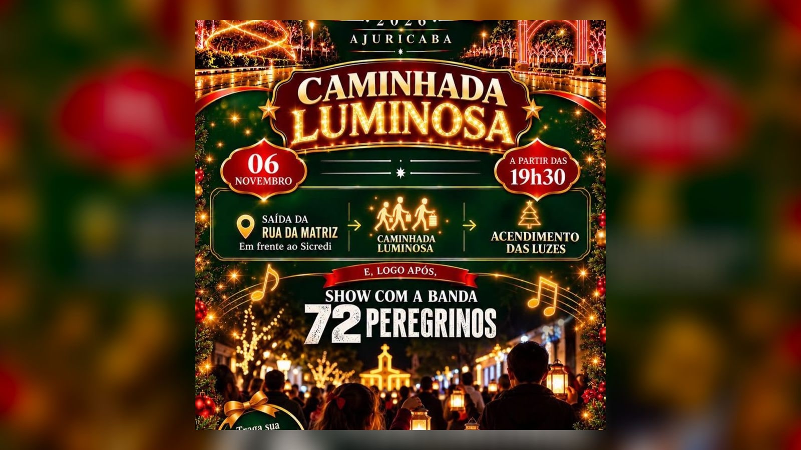 Caminhada Luminosa de Ajuricaba