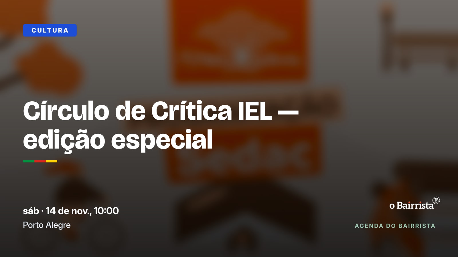 Círculo de Crítica IEL — edição especial