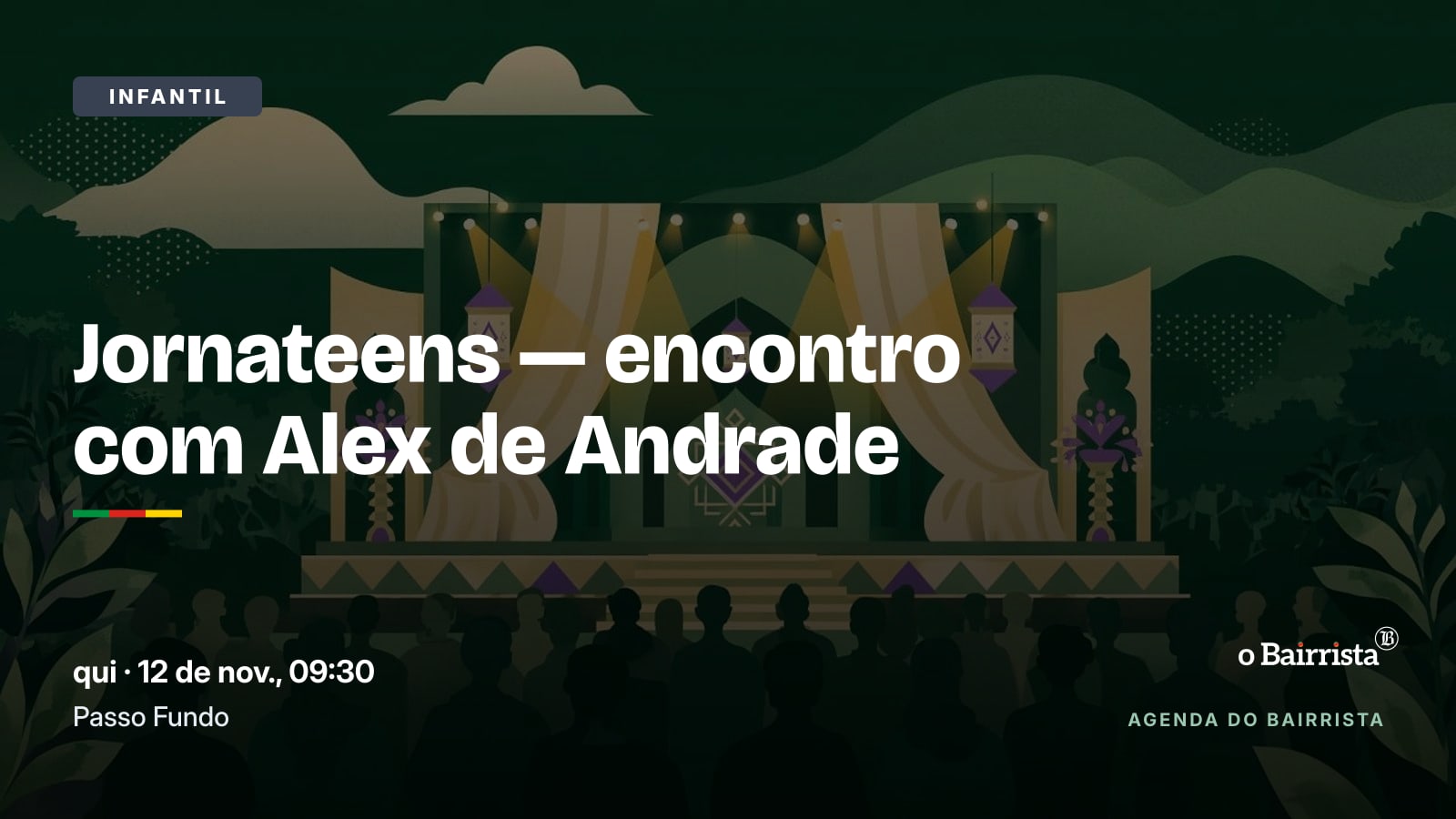 Jornateens — encontro com Alex de Andrade