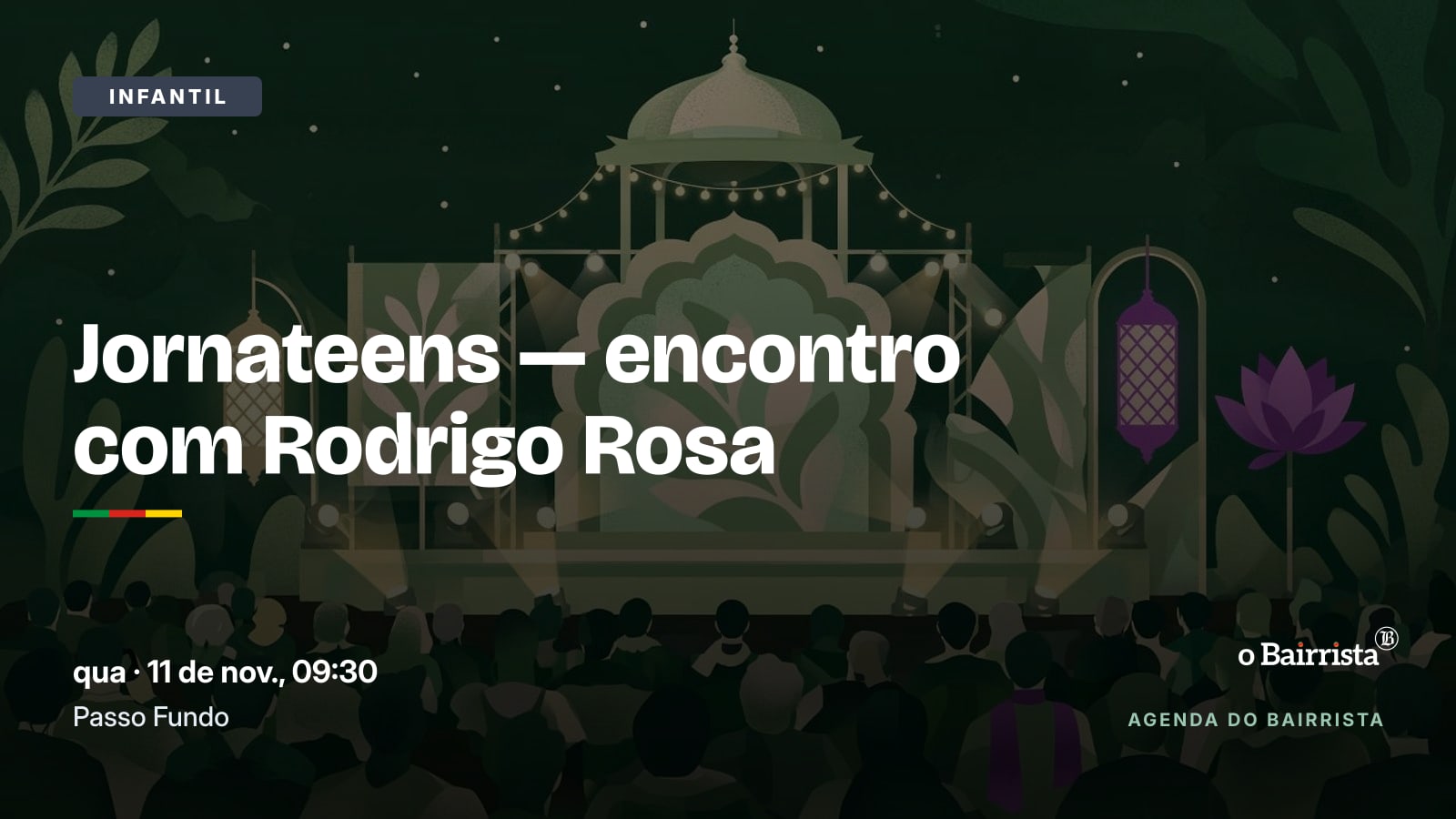 Jornateens — encontro com Rodrigo Rosa