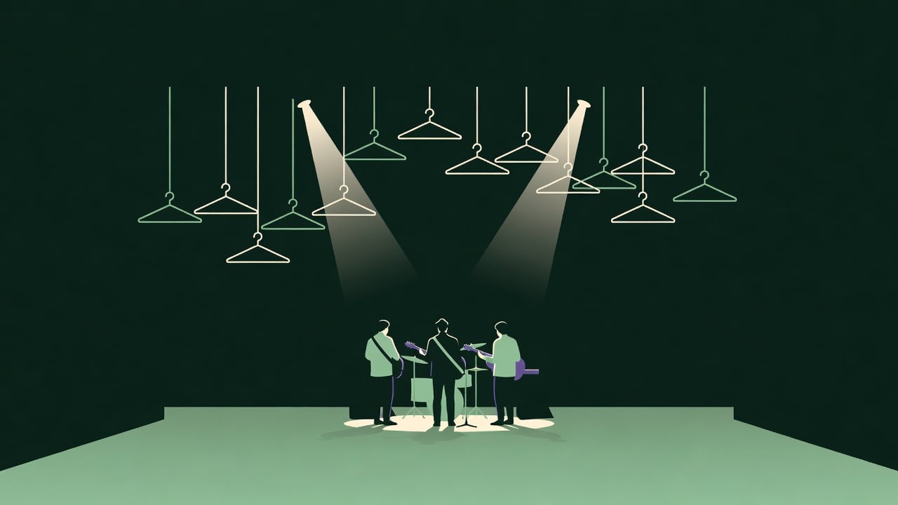 Show de lançamento do EP dos Cabides — Feliz e Triste ao Mesmo Tempo