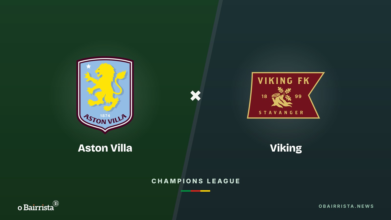 Arte do Bairrista: Ex-Grêmio Alysson é destaque do Aston Villa no 3 a 1 sobre o Viking na Champions