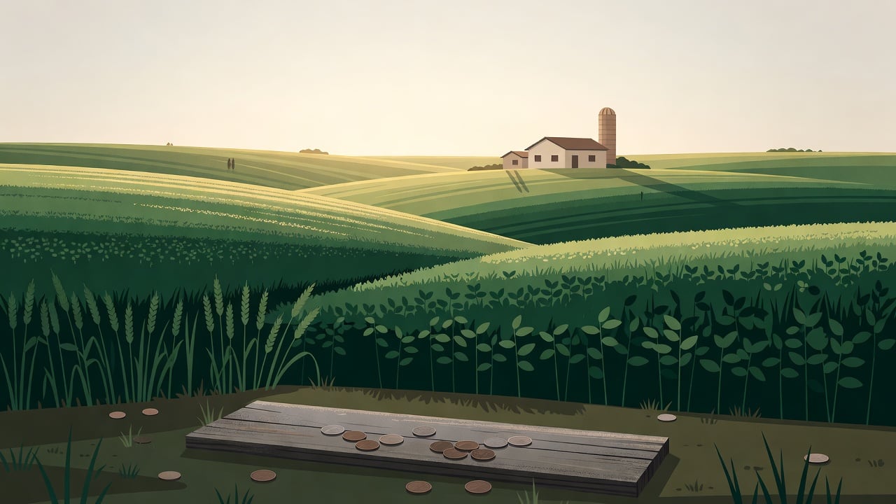 Ilustração: Bairrista/IA, imagem ilustrativa do tema do encontro da Farsul sobre dívida rural