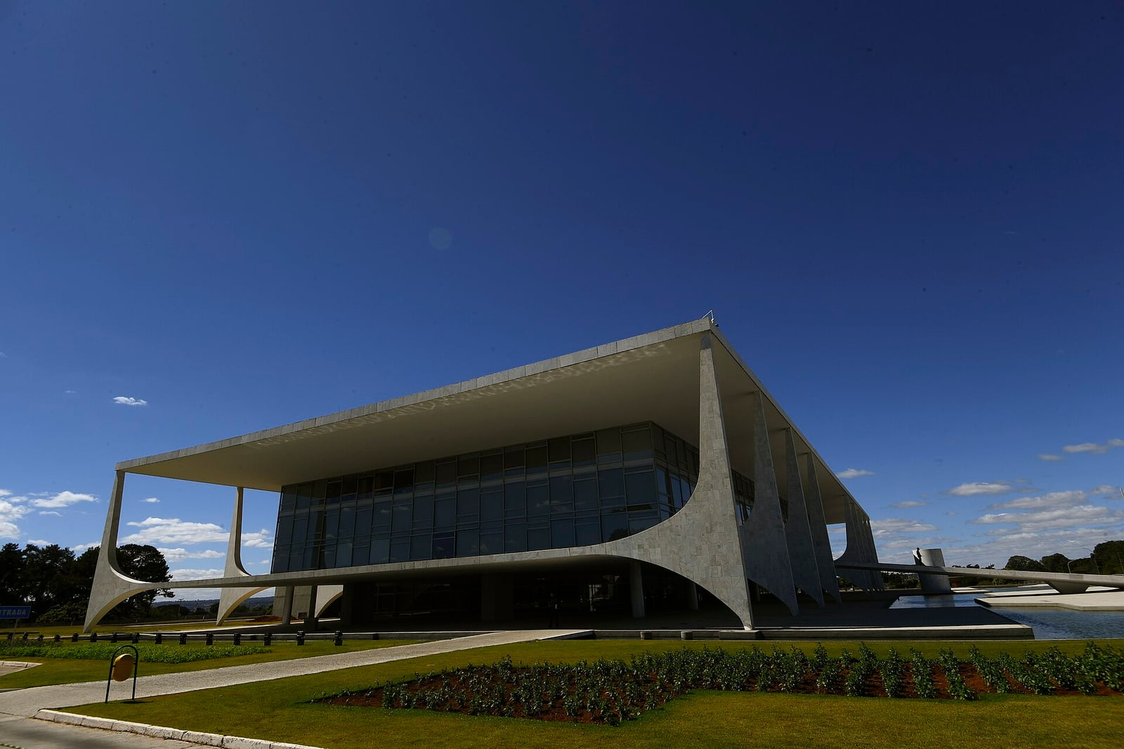 Fachada do Palácio do Planalto, sede do governo federal, em Brasília.