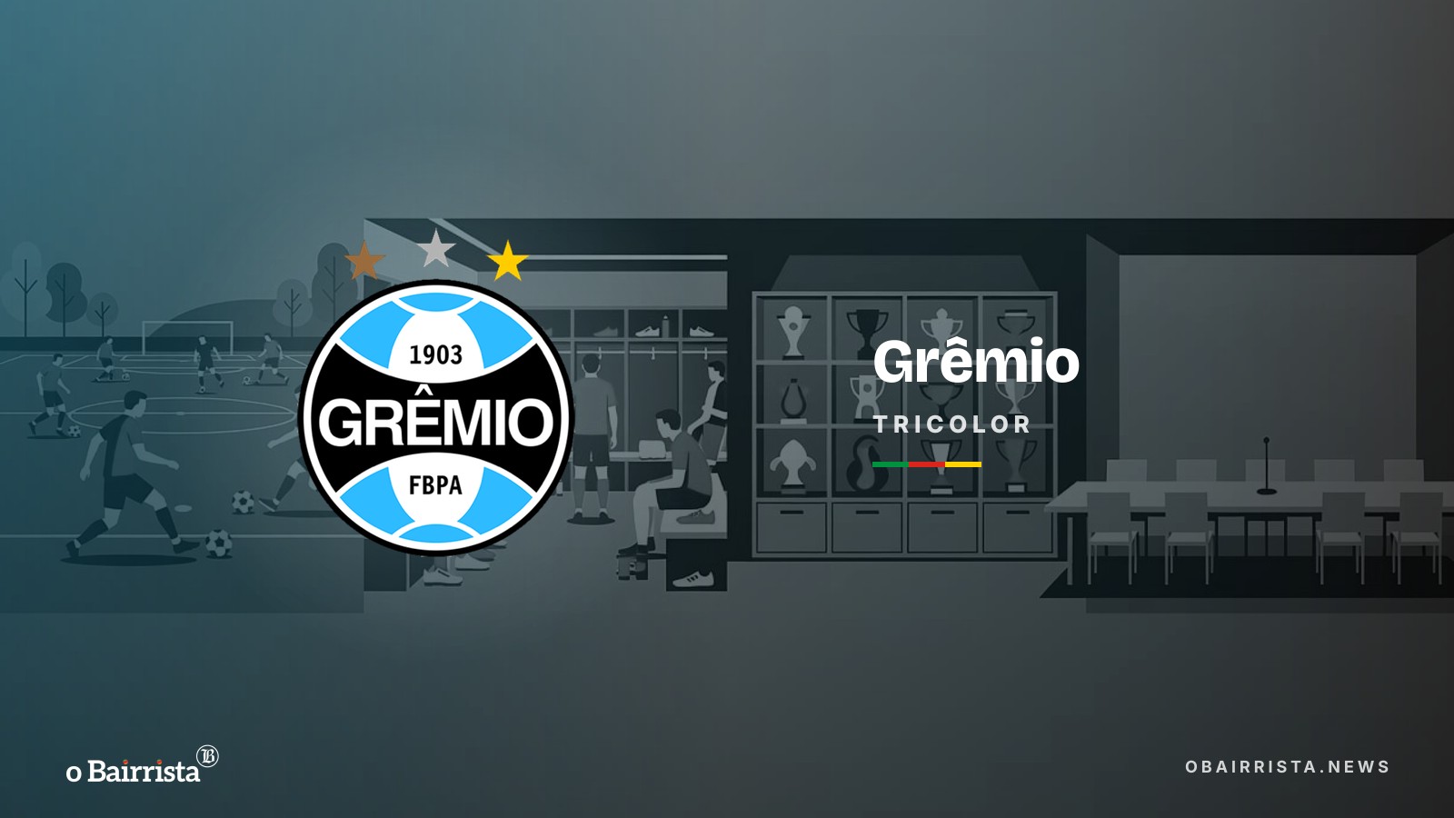 Arte do Bairrista: Grêmio enfrenta o Coritiba na segunda (26), às 19h30, em jogo-chave contra o rebaixamento