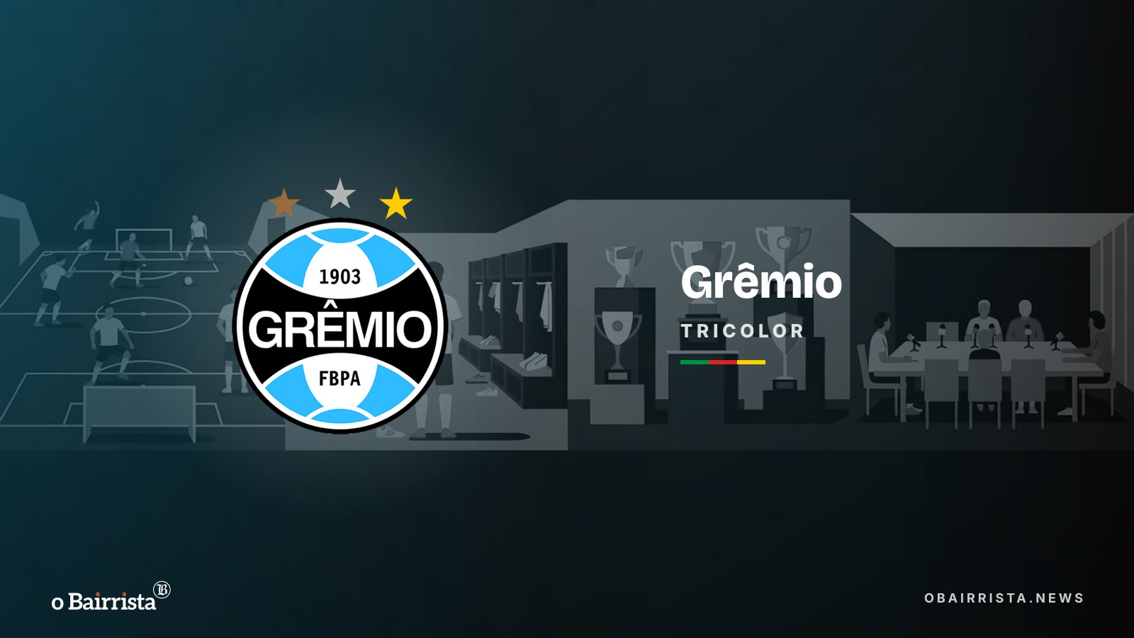 Arte do Bairrista: Grêmio segue no Z-4, a dois pontos do Corinthians, e visita o Coritiba na segunda (26)