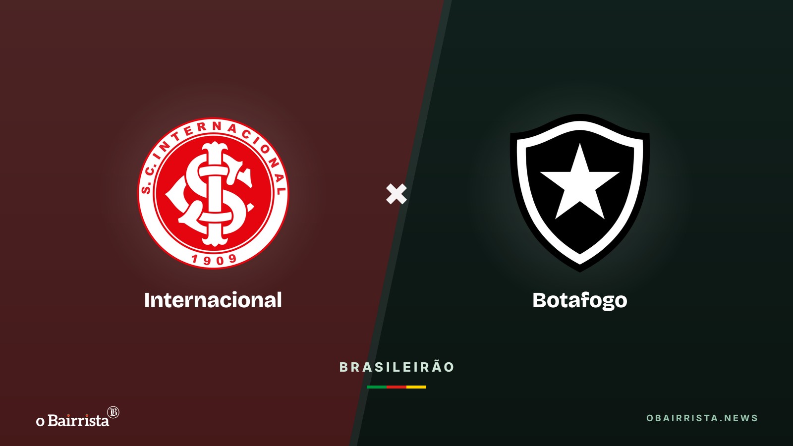 Arte do Bairrista: Inter encara o Botafogo sem Vitinho e mais três suspensos; Carbonero deve ser titular