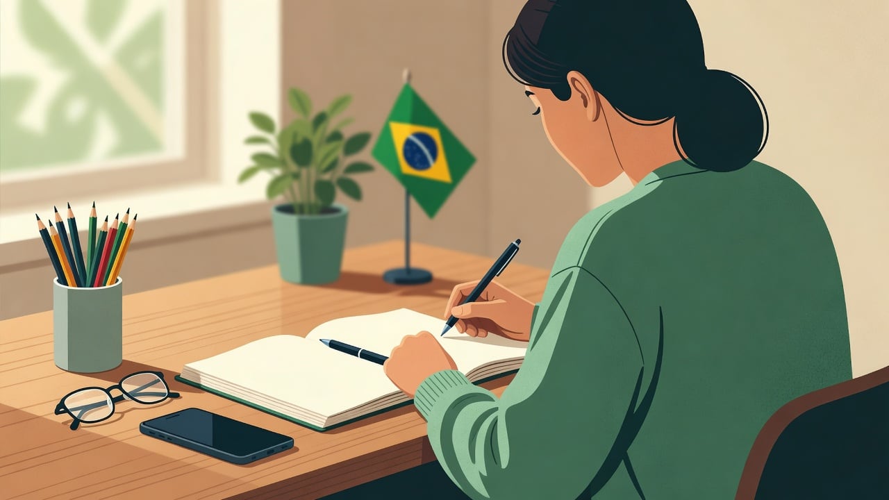 Ilustração: ícone de concurso público com documentos e prancheta, usada pelo Bairrista em matérias de concursos