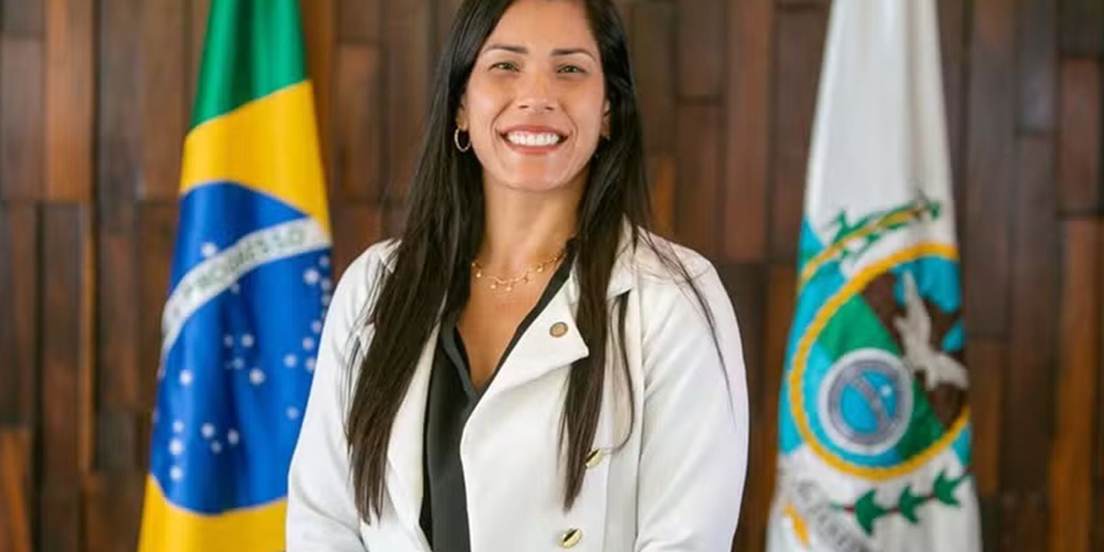 A deputada estadual Índia Armelau, alvo de liminar da Justiça do Trabalho do Rio que determina a retirada de publicações sobre demissão de opositores políticos.