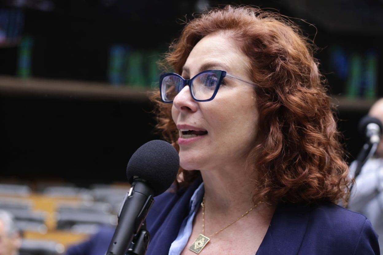 Carla Zambelli, em foto de arquivo. A defesa da ex-deputada diz não ter tido acesso a documentos brasileiros sobre a Penitenciária Feminina do DF.