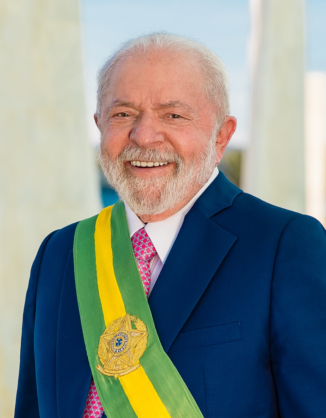 Luiz Inácio Lula da Silva em foto oficial da Presidência da República.