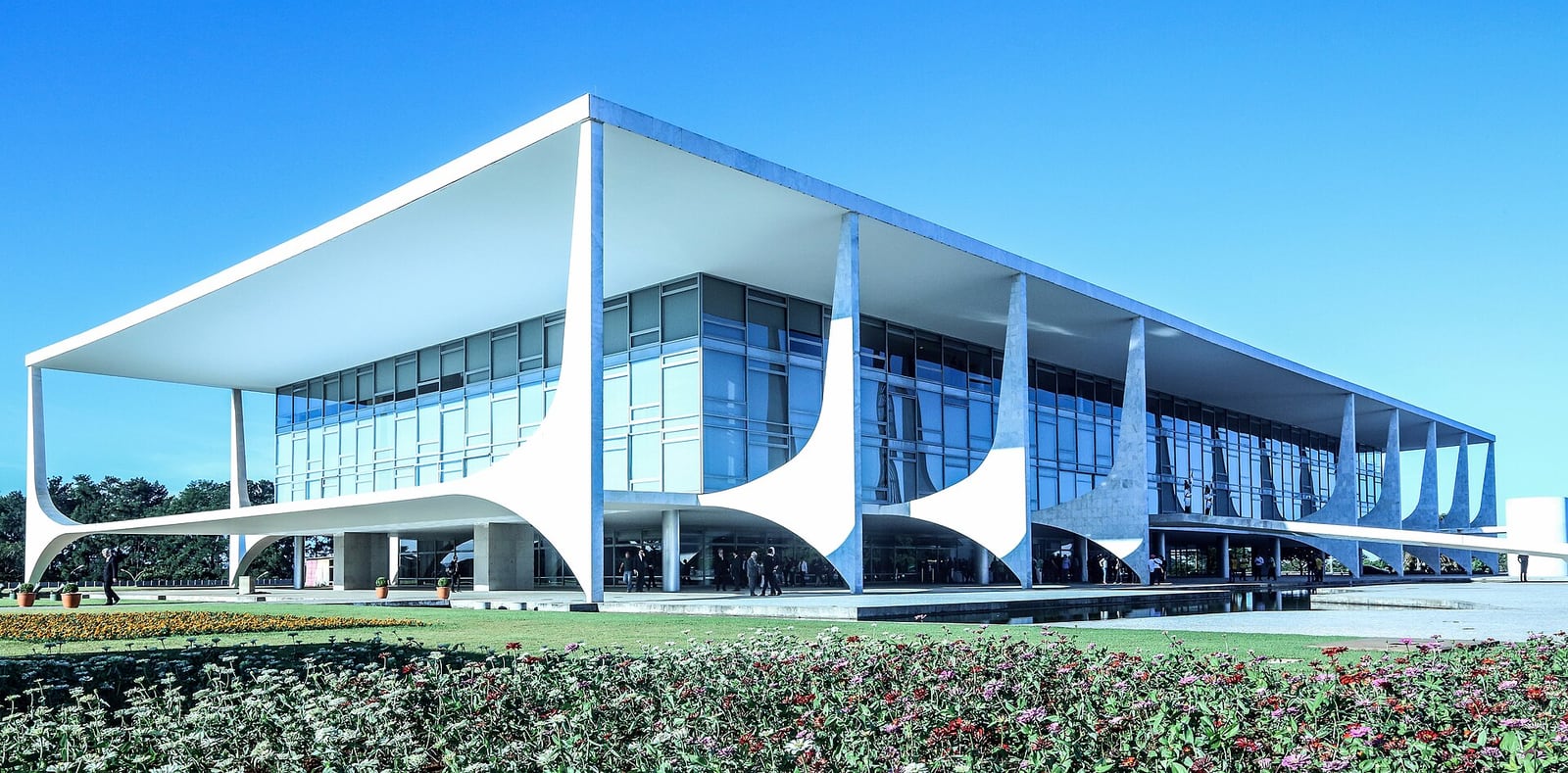 Fachada do Palácio do Planalto, sede da Presidência da República, em Brasília.