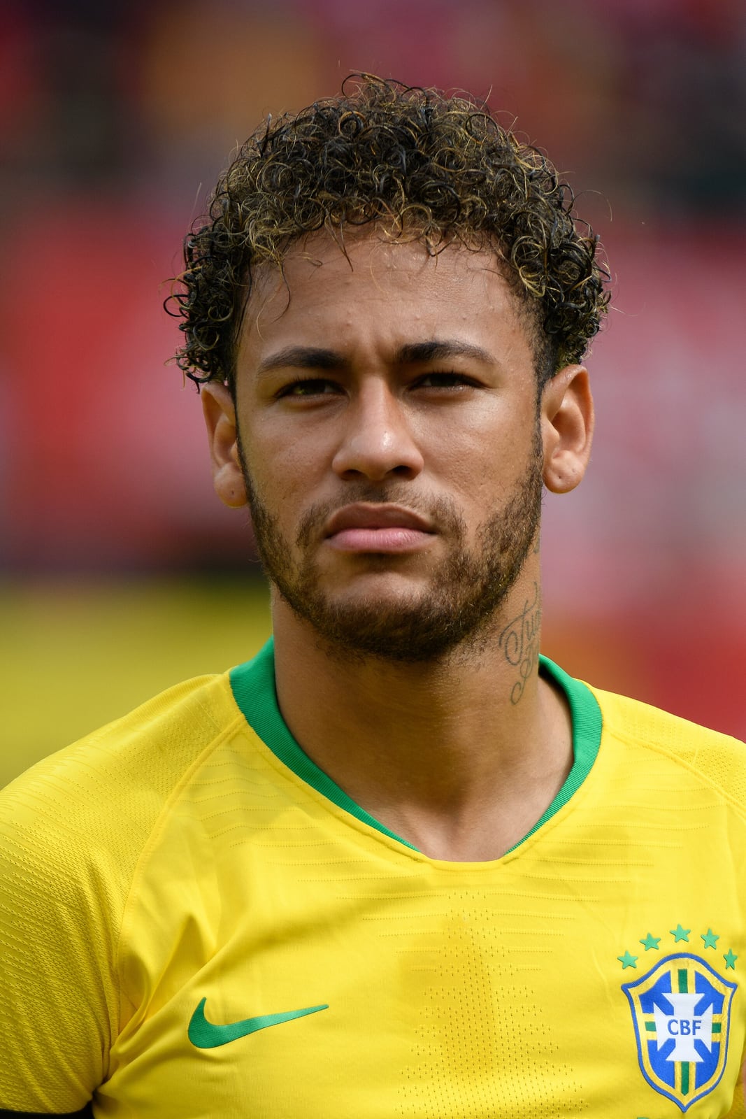 Neymar em foto de arquivo, com a camisa da seleção brasileira (2018).