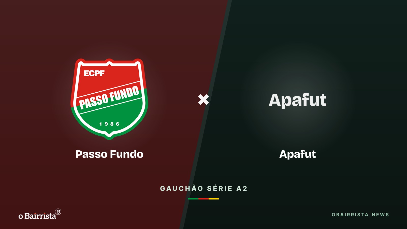 Arte do Bairrista: Passo Fundo recebe a Apafut às 16h por vaga na final e no Gauchão 2027; ingresso custa R$ 30