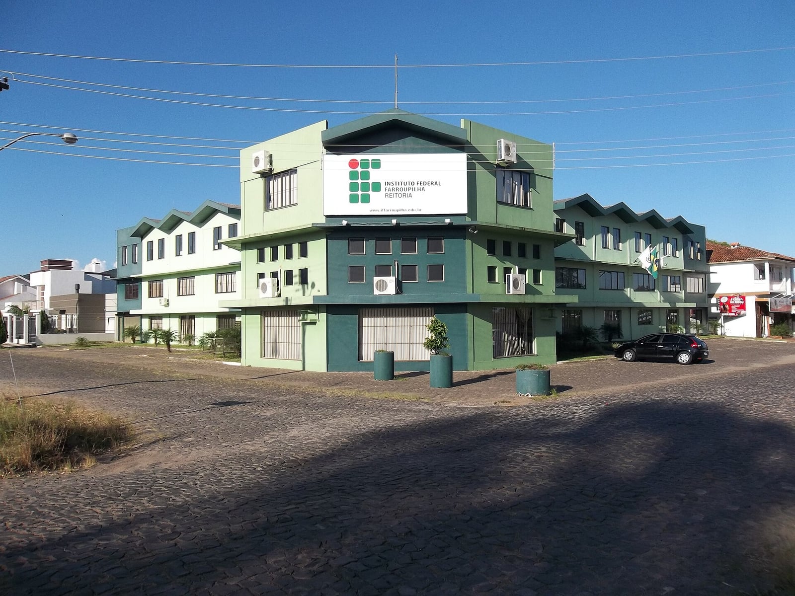 Prédio da Reitoria do Instituto Federal Farroupilha.
