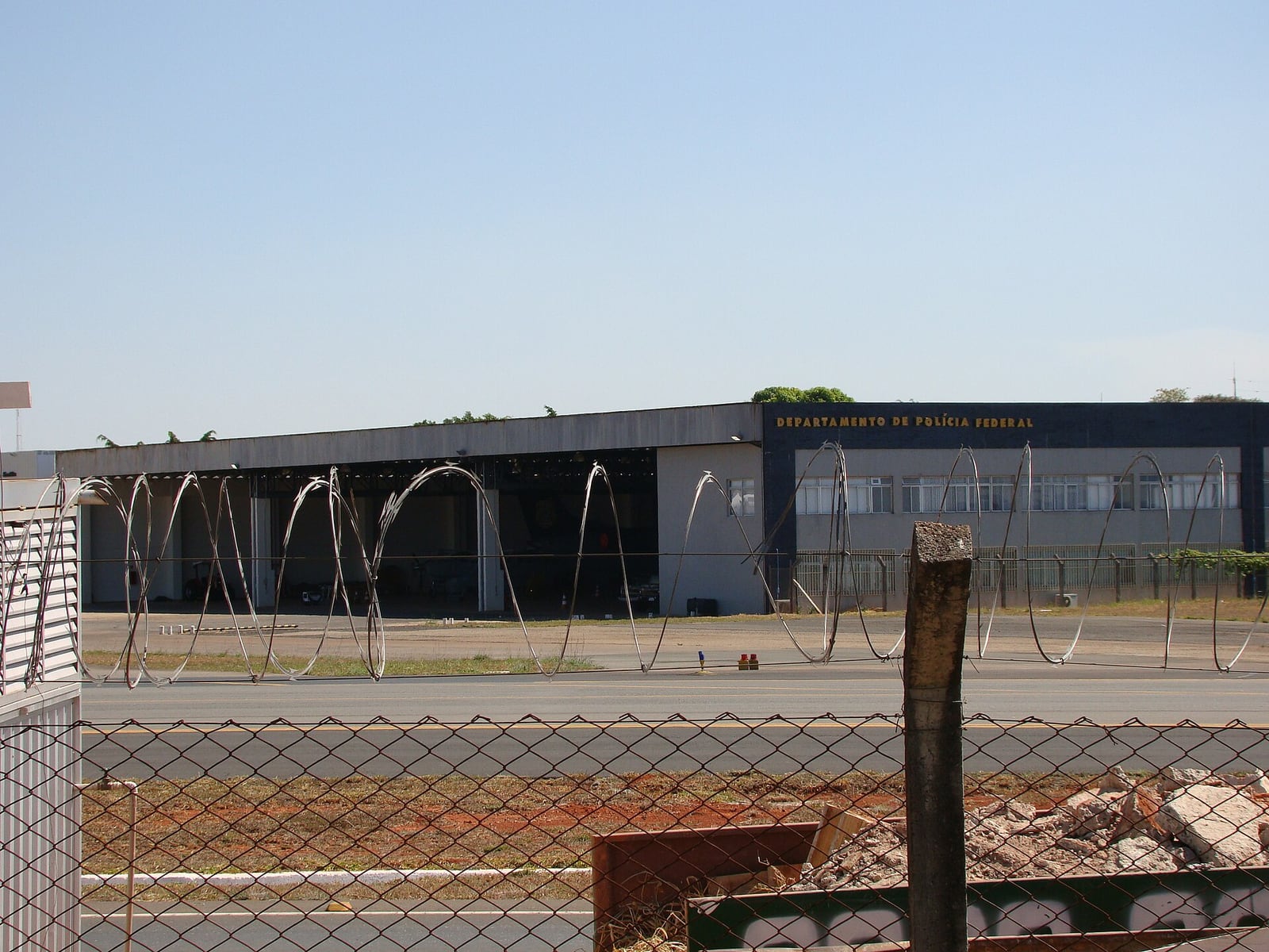 Vista de hangar no Aeroporto de Brasília, em Brasília (arquivo).