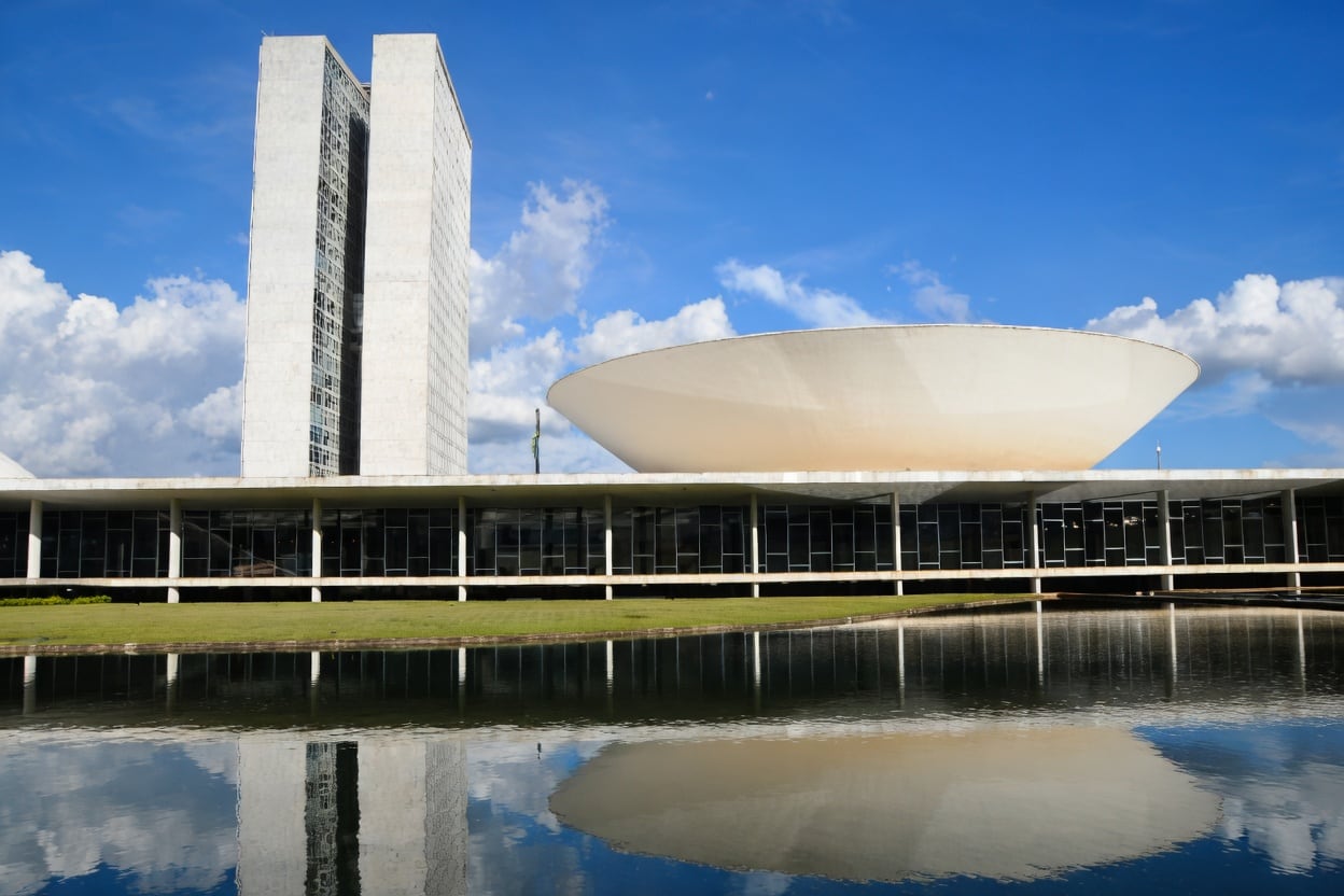 Fachada do Congresso Nacional, em Brasília, onde tramita o projeto que cria política de incentivo à integração lavoura-pecuária-floresta (ILPF).