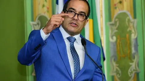 O prefeito de Salvador, Bruno Reis, em evento oficial.