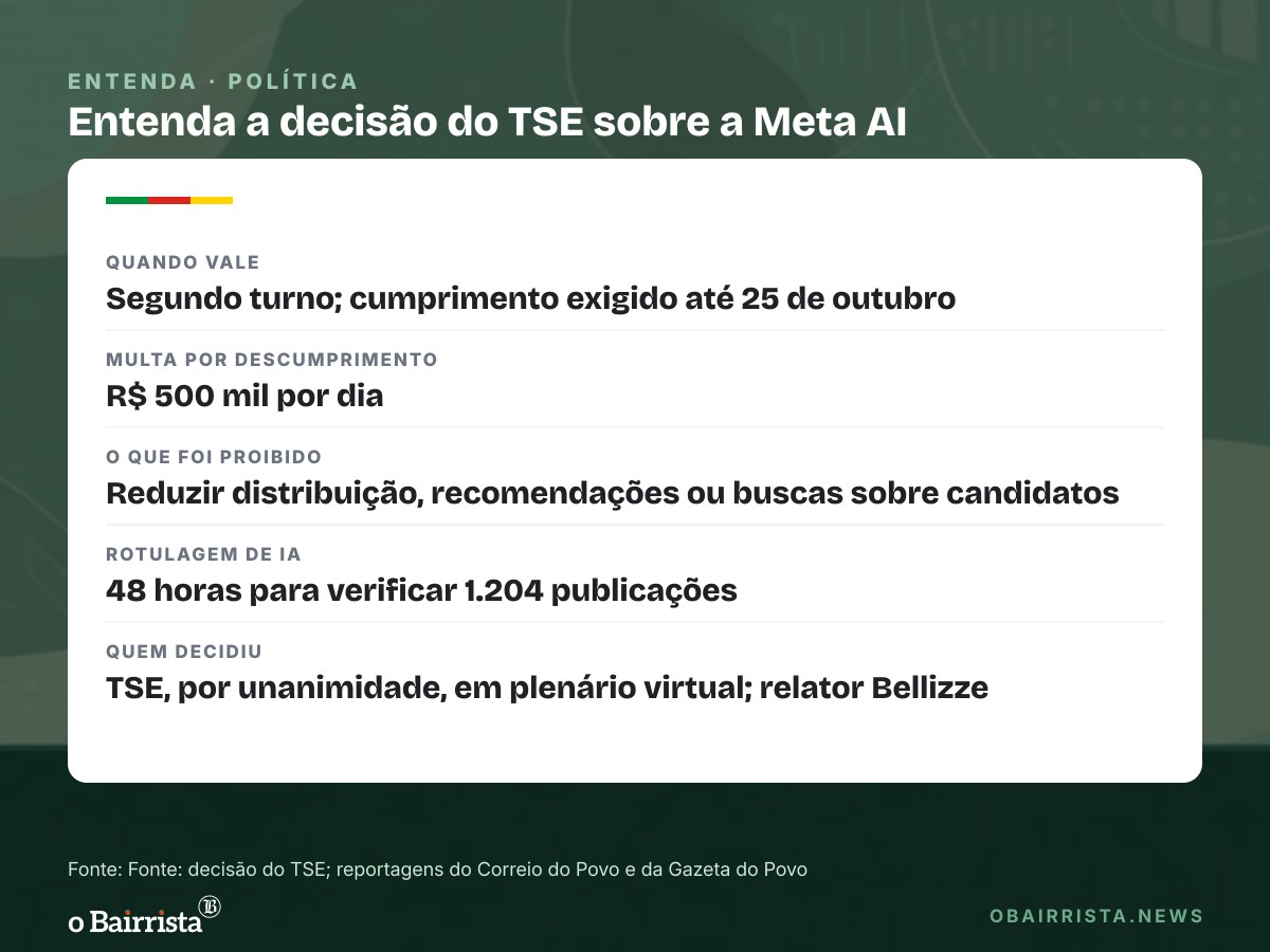 Quadro: Meta AI põe o 22 em 4 de 15 imagens de animais candidatos; TSE confirma isonomia