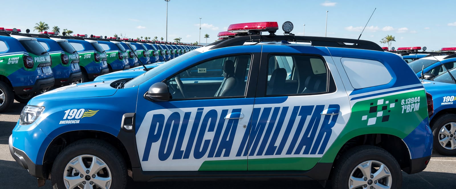 Viatura da Polícia Militar de Goiás (imagem ilustrativa).