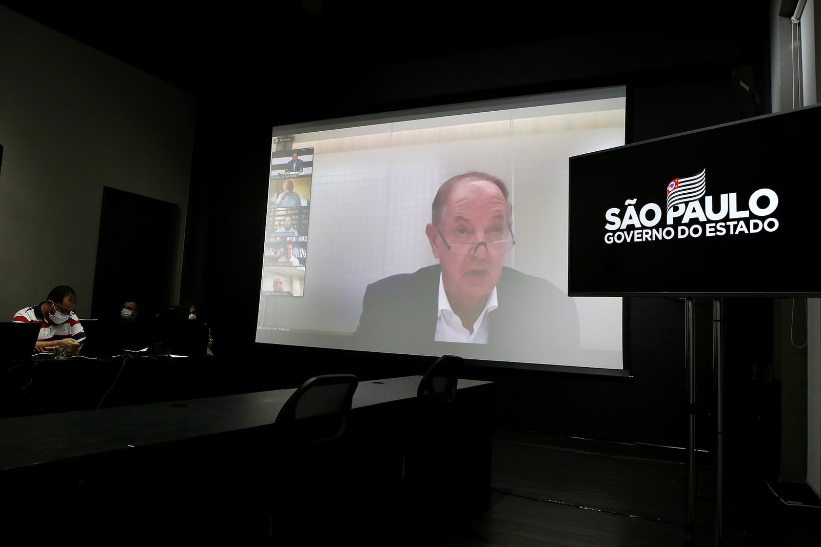 Reunião virtual com a Associação Brasileira de Shopping Centers (Abrasce).