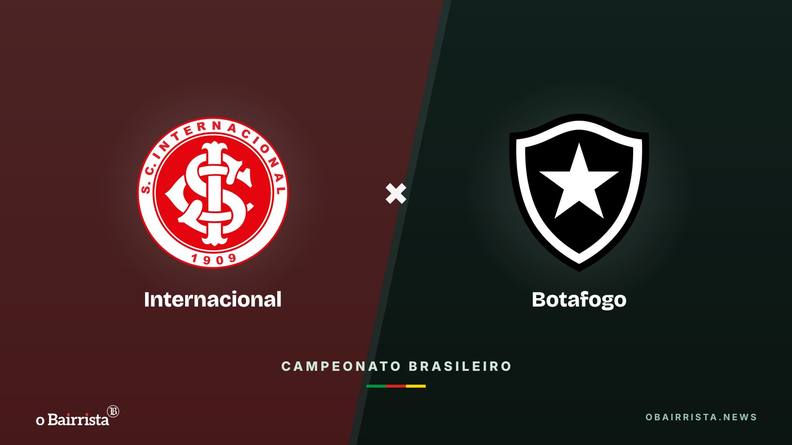 Arte do Bairrista: Inter terá Matheus Cunha suspenso contra o Botafogo e busca novo goleiro para sábado