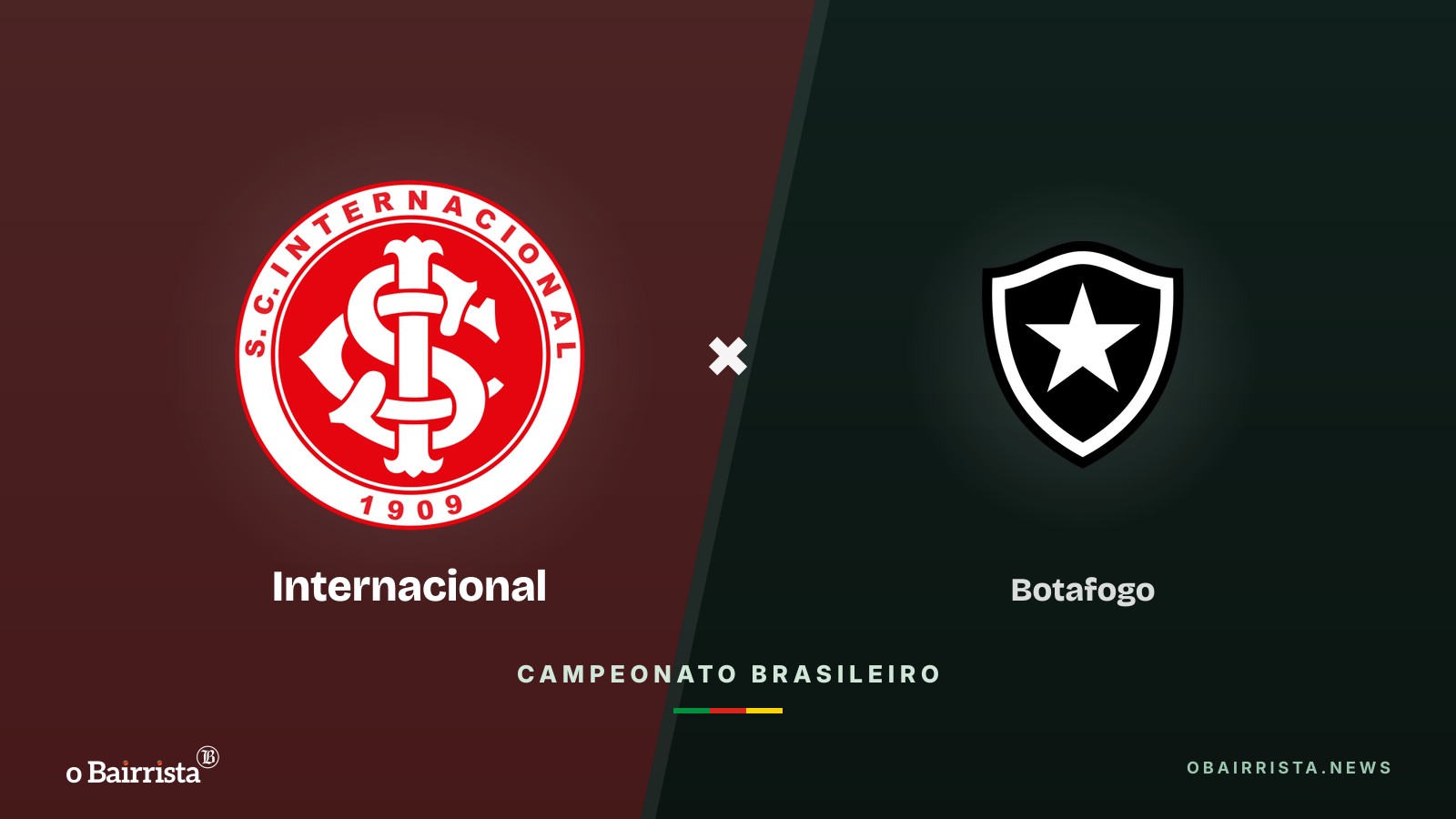 Arte do Bairrista: Inter terá Matheus Cunha suspenso contra o Botafogo e busca novo goleiro para sábado