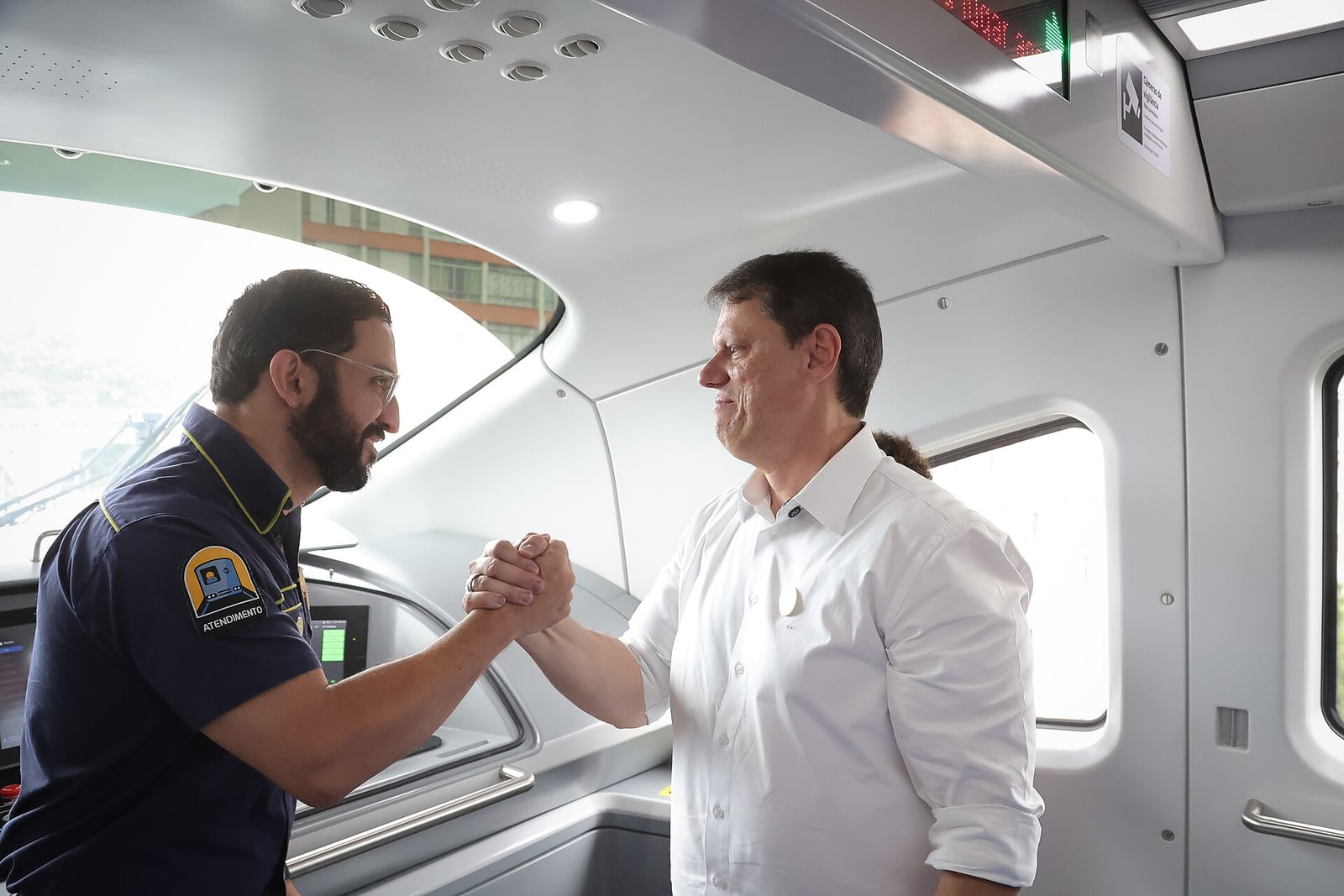 Tarcísio de Freitas, governador de São Paulo, em visita à Linha 17-Ouro do Metrô (31/03/2026).
