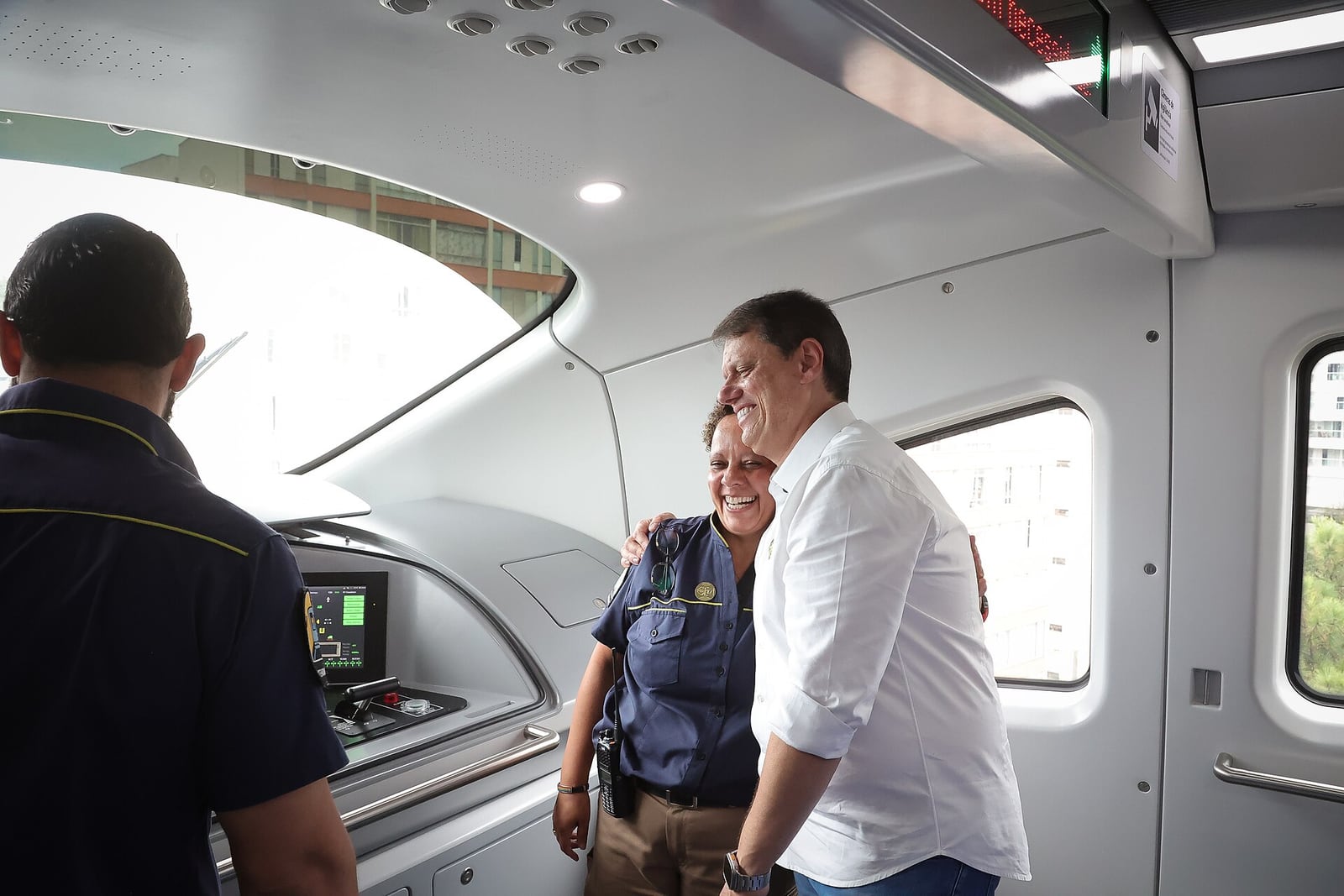 Tarcísio de Freitas durante a inauguração da Linha 17-Ouro do Metrô, em 31 de março de 2026.