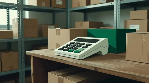 Ilustração: terminal eletrônico de votação branco com teclado escuro, em cena sem pessoas