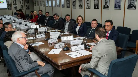 Reunião do Comitê Gestor do IBS (Cgibs) com o ministro Dario Durigan, do Ministério da Fazenda.