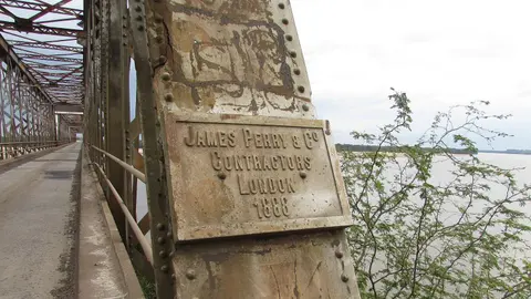 Ponte sobre o Rio Ibicuí, na BR-472, entre Itaqui e Uruguaiana (foto de arquivo, 2015).