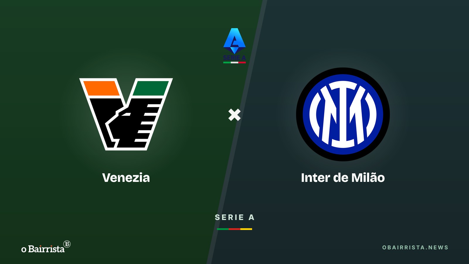 Arte do Bairrista: Venezia x Inter de Milão sai às 14h30 desta quarta; Disney+ e SportyNet exibem